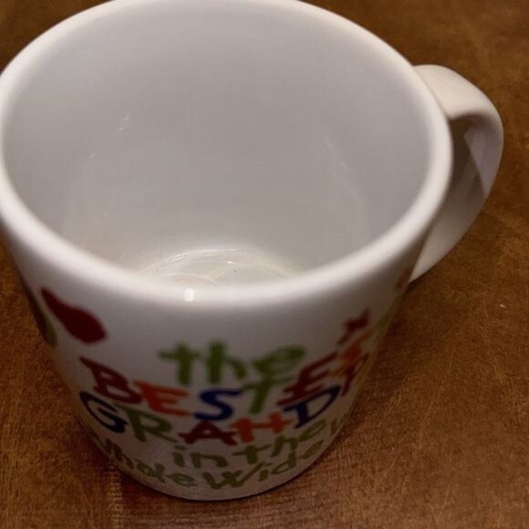Bestest Grandpa Stoneware Coffee Mug 4" Tall Made In Thailand - Picture 2 of 6